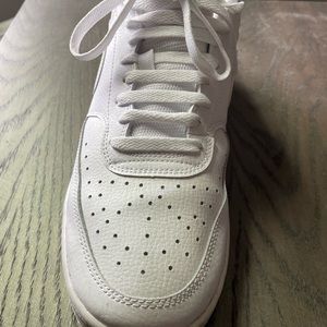 Nike Court Vision Lows, Size 10.5 mens in white